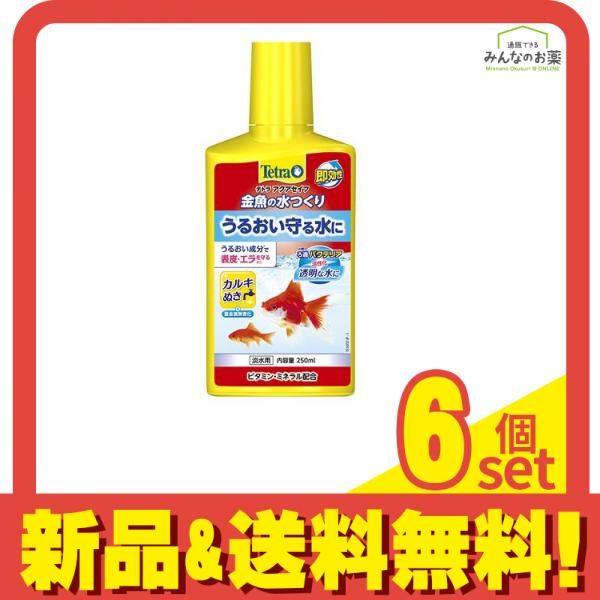 Tetra テトラ 金魚の水つくり 250mL 6個セット