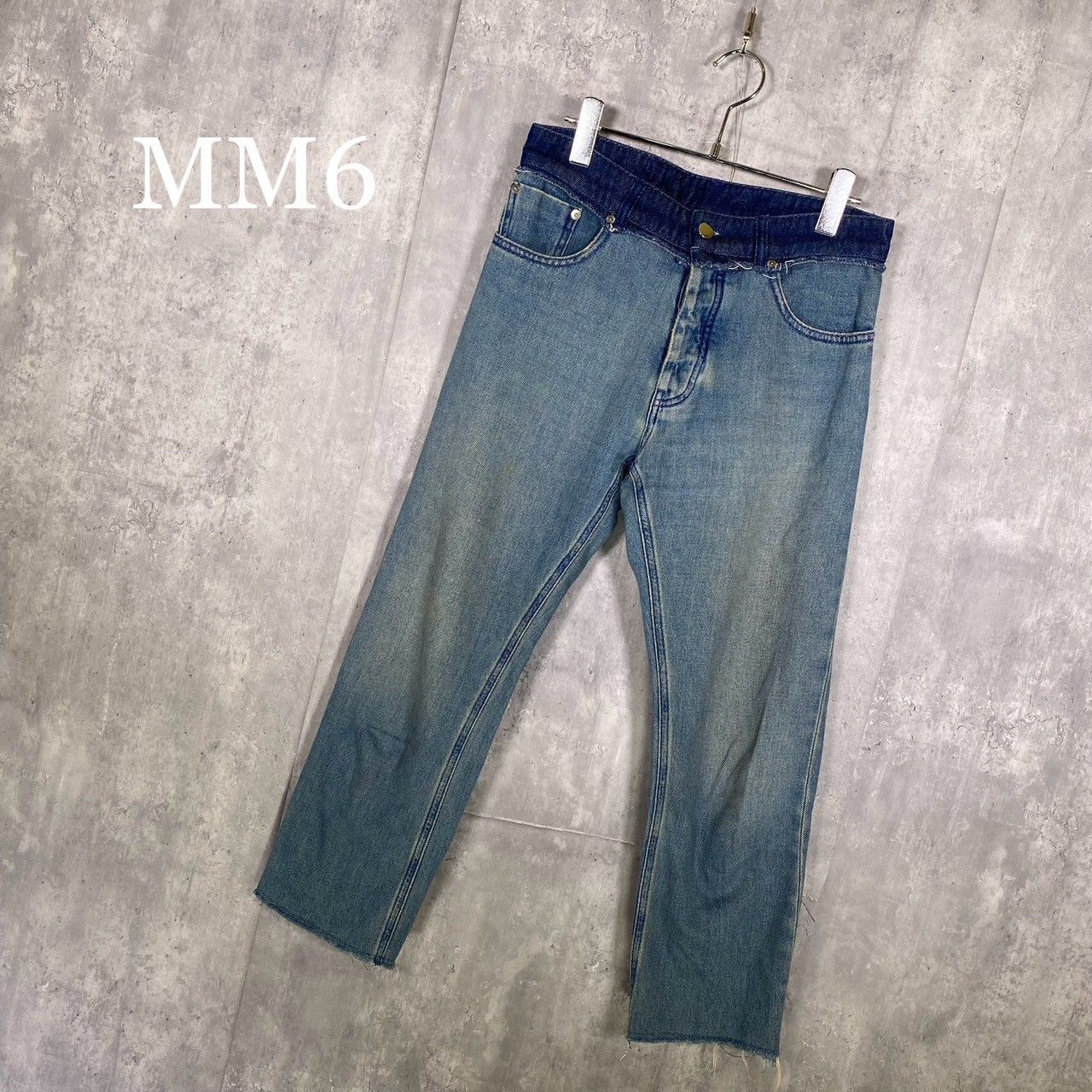 MM6』エムエムシックス (38) ストレートデニムパンツ - メルカリ 