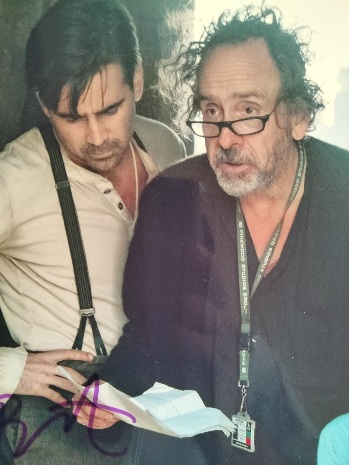 ティム・バートン直筆サイン入り超大型写真‥Tim Burton…有名映画監督  