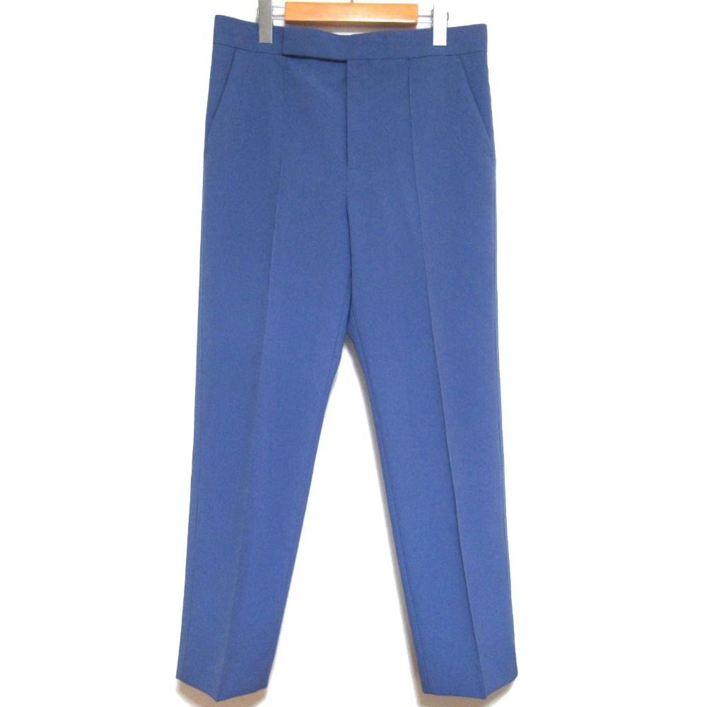 セリーヌ　CELINE フィービー期　ネイビー　パンツ　レア　フランス 美品 CELINE セリーヌ フィービー期 センタープレス スラックス