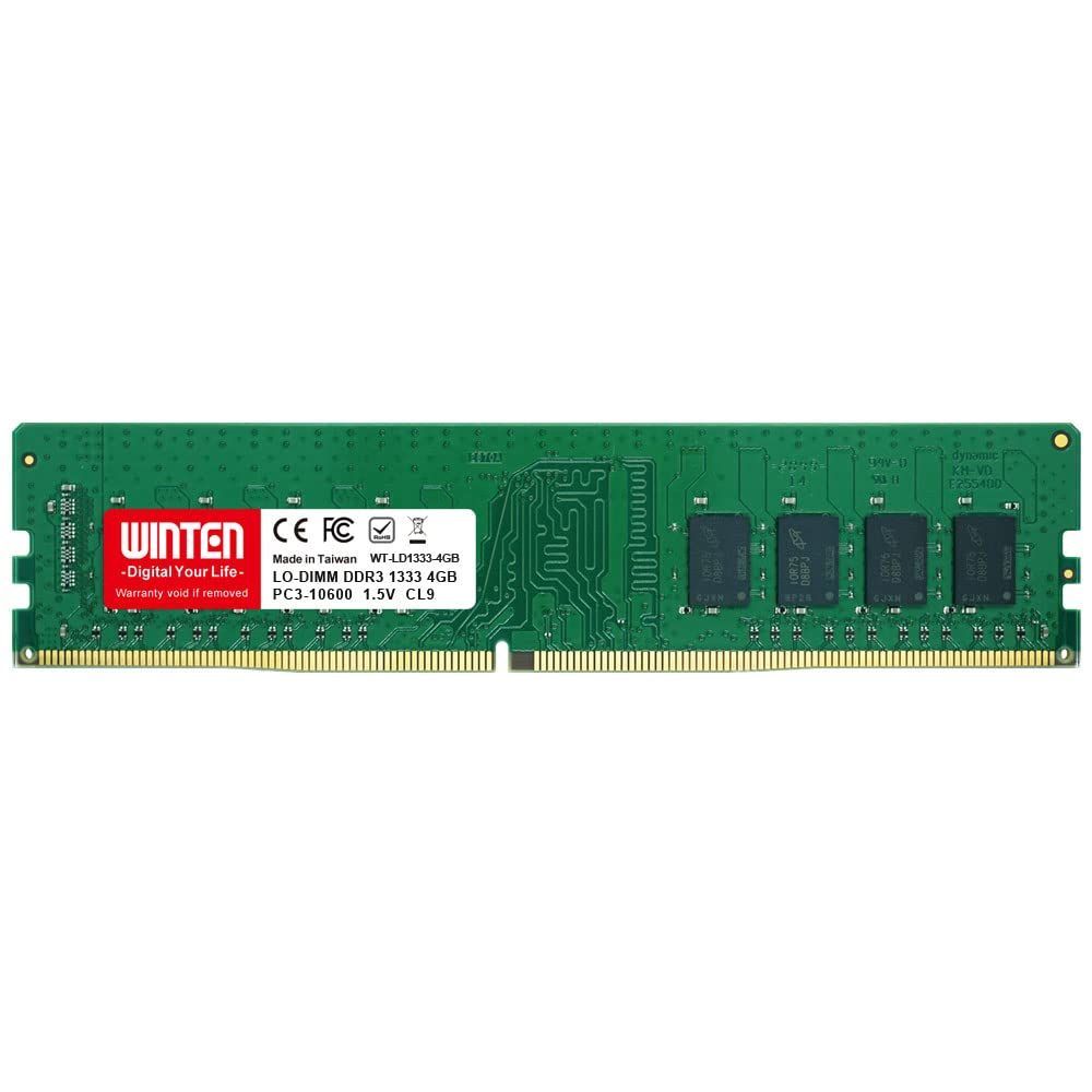 WINTEN デスクトップPC用 メモリ 4GB PC3-10600(DDR3 1333)【製品5】DDR3 SDRAM DIMM 内蔵メモリー  増設メモリー WT-LD1333-4GB 0660 - メルカリ