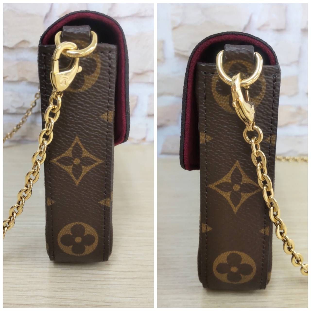 鑑定済・極美品】ルイ・ヴィトン LOUIS VUITTON チェーンウォレット 