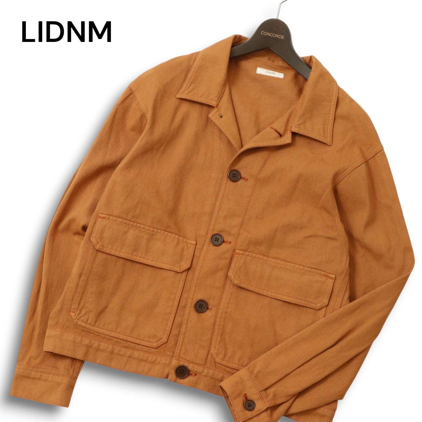 LIDNM リドム 通年☆ ガーメントダイ カバーオール オーバーサイズ