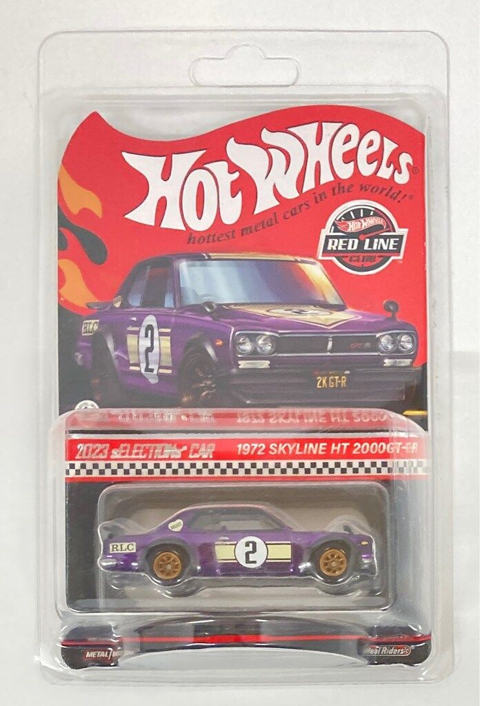 MATTEL RED LINE CLUB|2025 SELECTIONS CAR HNL30 1972 SKYLINE HT 2000GT-R HNL30