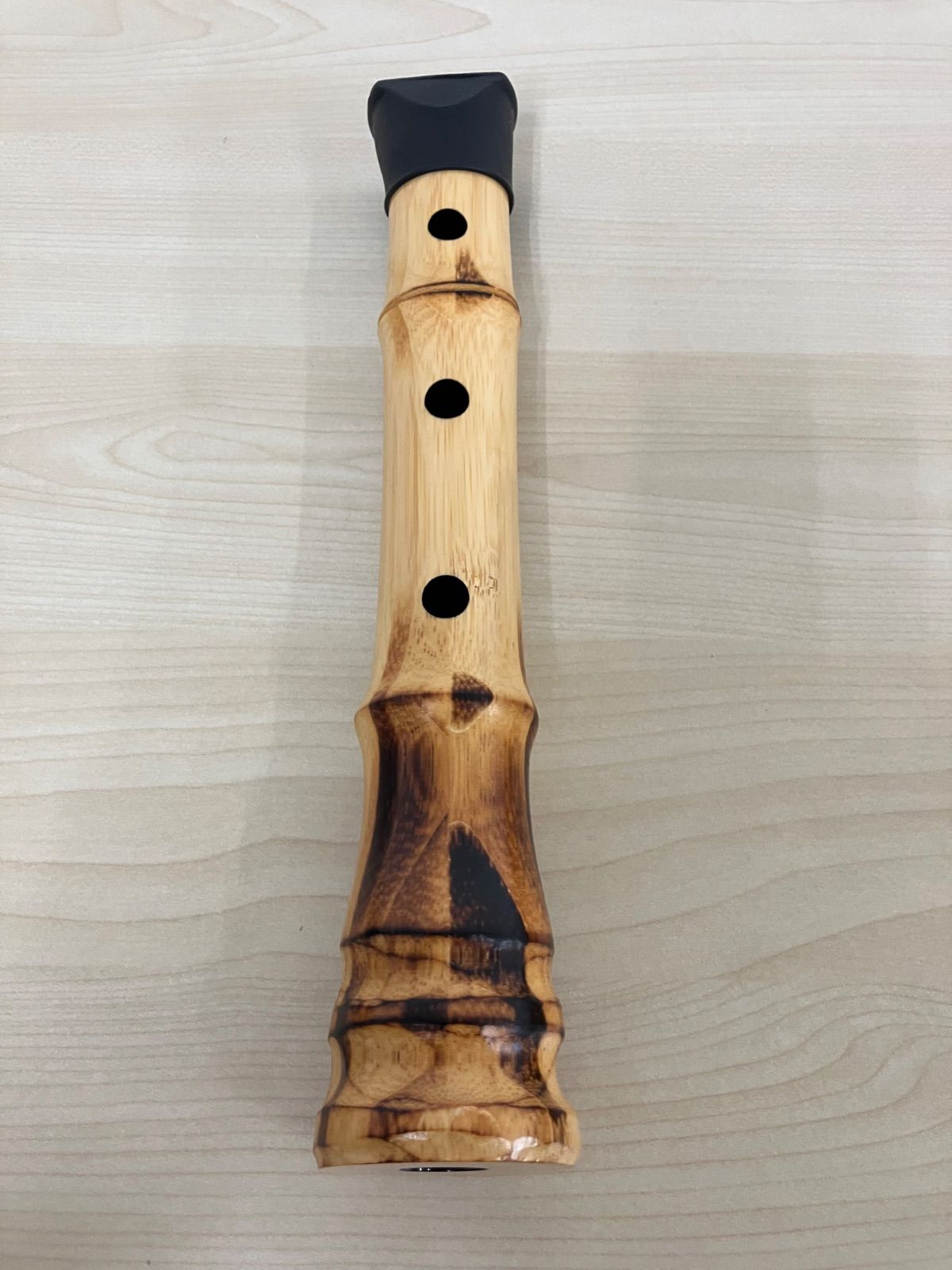 【現状品】胡蝶宝 尺八 合竹 曲管 節あり 焼印あり 琴古流 1.8尺 現状品】胡蝶宝 尺八 合竹 曲管 節あり 焼印あり 琴古流