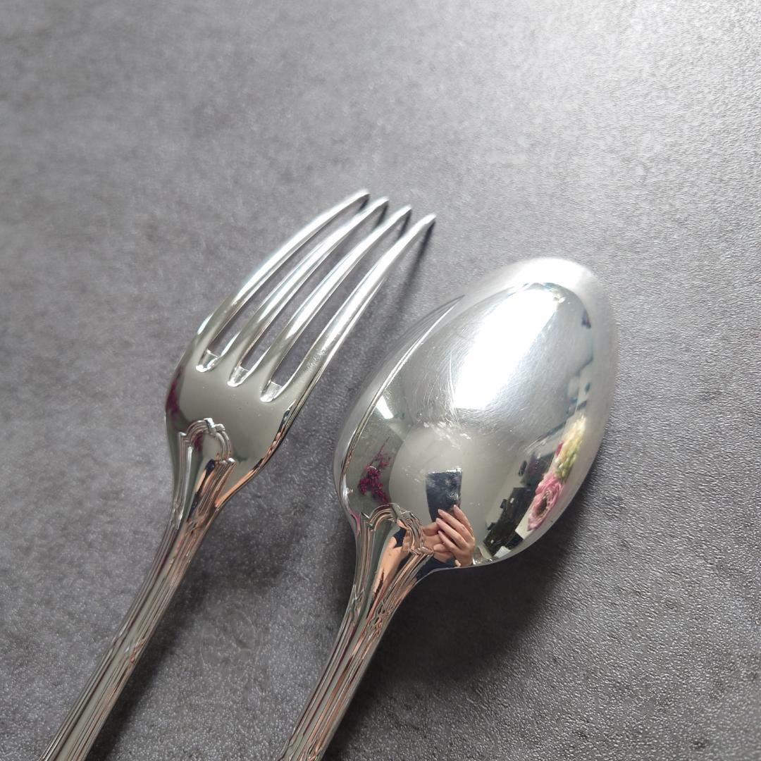 美品 クリストフル リュバン テーブルフォーク テーブルスプーン 2点