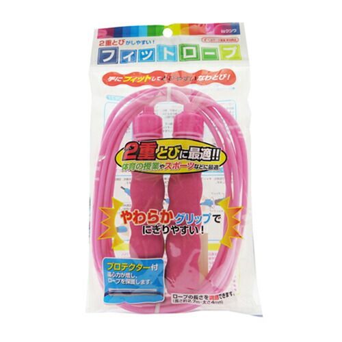 まとめ クツワ なわとび フィットロープ ピンク NT012PK ×20セット