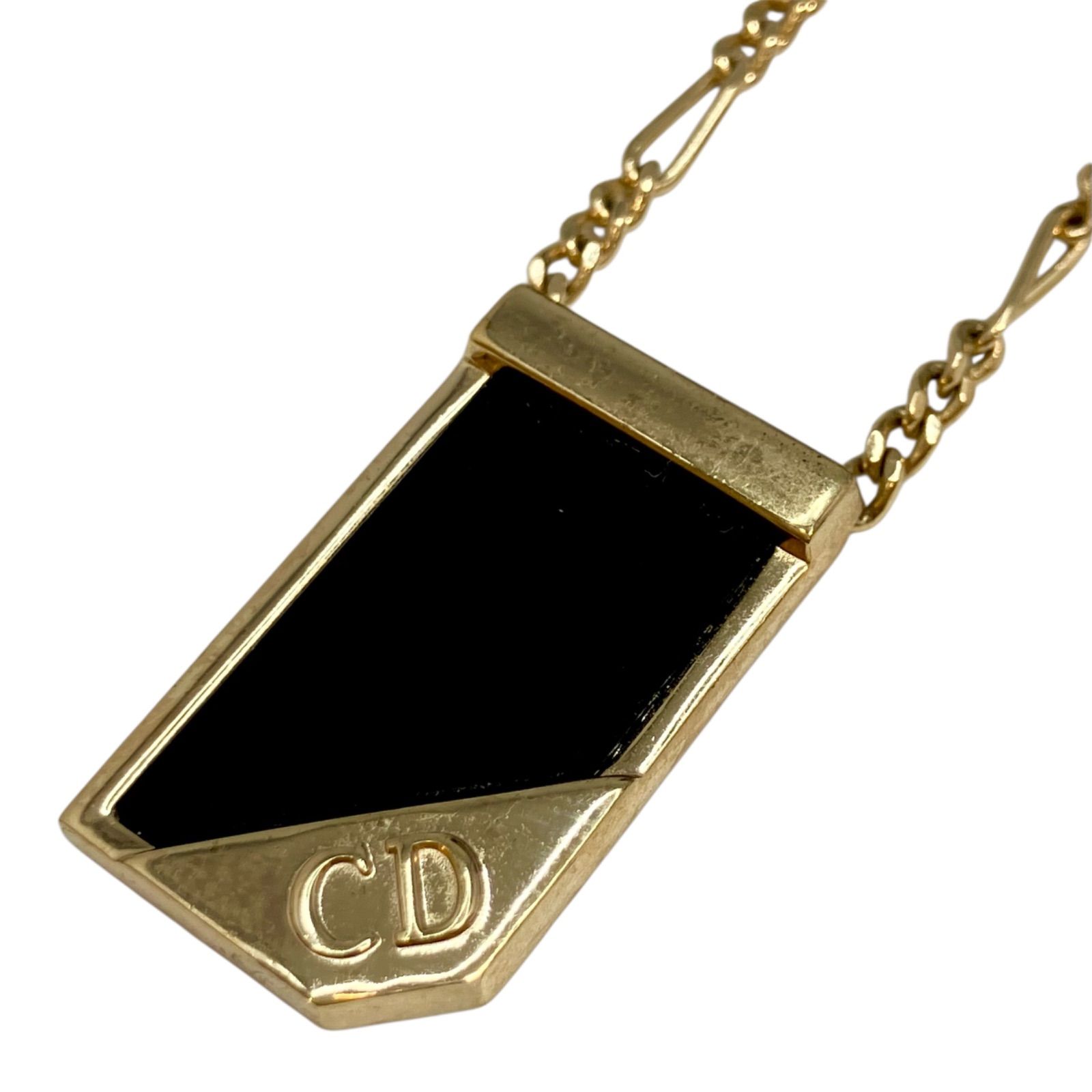 美品✨ クリスチャン　ディオール　ネックレス　CD　ゴールド　ヴィンテージ　希少 Christian Dior（ヴィンテージ ディオール）CD ロゴ チャーム