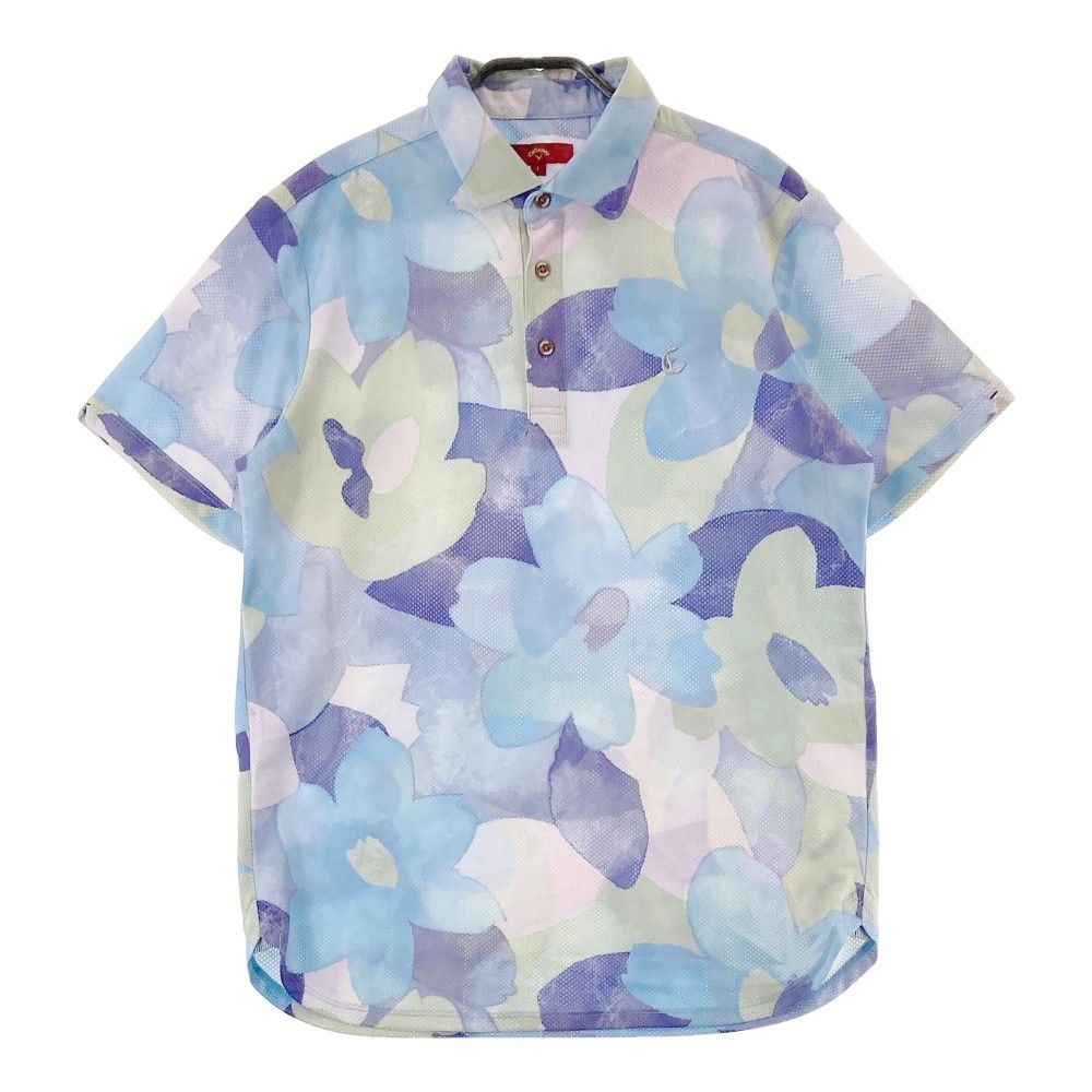 サイズ：4 PEARLY GATES パーリーゲイツ 半袖ポロシャツ カモフラ総柄