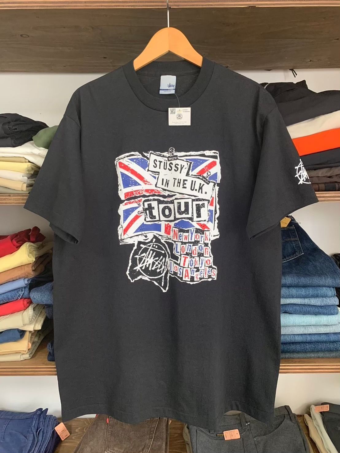 00s stussy t-shirt made in USA dead stock anarchy in the UK by the sex pistols