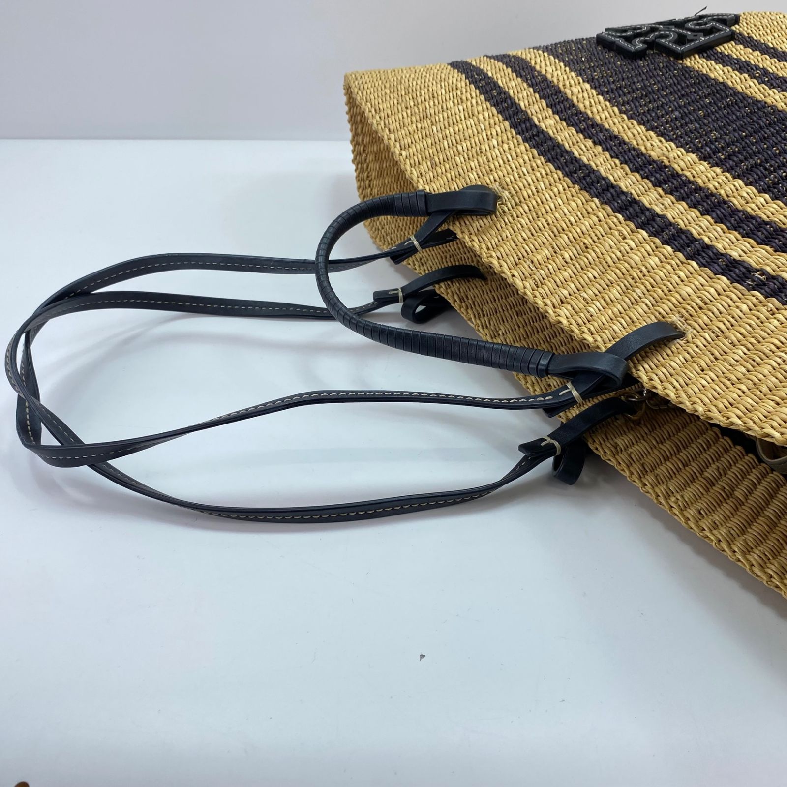 トリーバーチ かごバッグ ショルダー トートバッグ ジッパー付き