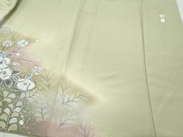 平和屋着物●訪問着　作家物　絞り　辻が花　暈し染め　正絹　逸品　CAAS8670vf 平和屋着物○訪問着 作家物 絞り 辻が花 暈し染め 正絹 逸品