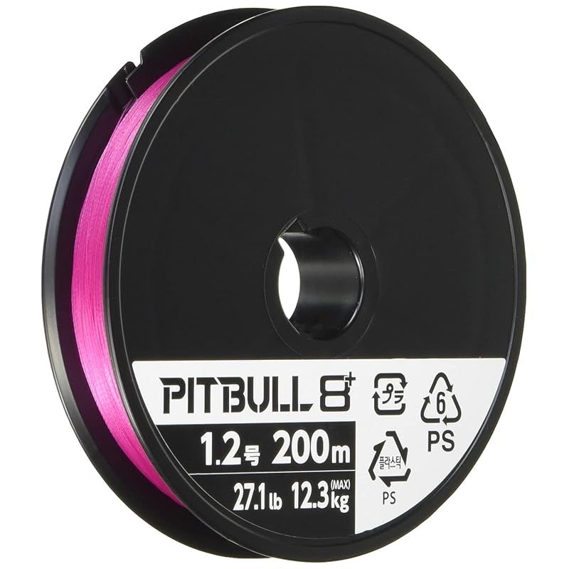 シマノ(SHIMANO) PEライン ピットブル8+ 200m 1.2号 トレーサブルピンク 1
