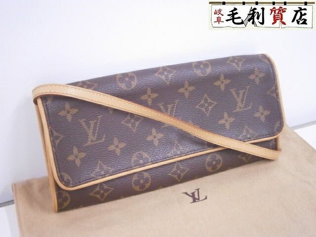 LOUIS VUITTON◇ポシェットツインGM_モノグラムキャンバス/PVC