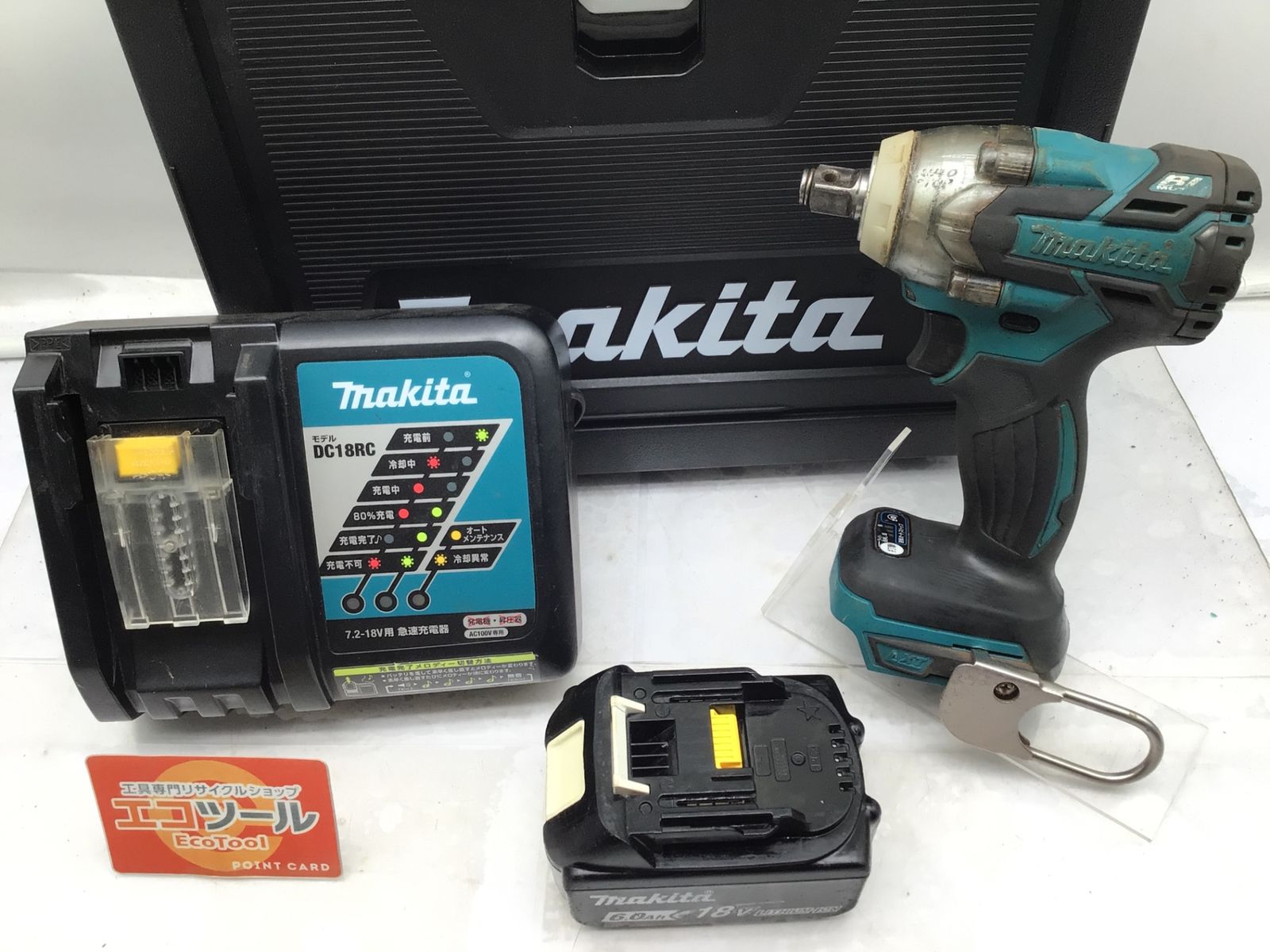 品 Makita|マキタ 18v充電式インパクトレンチ 充電器 バッテリー1個セット TW285DZ IT4WLU8LAWQO エコツール笠寺店 M02