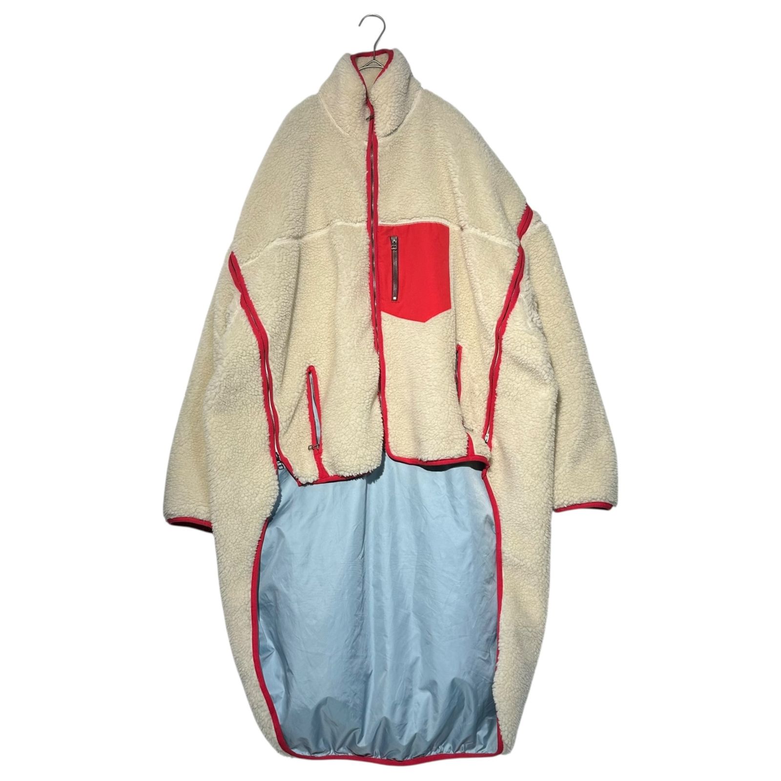 FACETASM(ファセッタズム) 21AW HIGH-LOW FLEECE ZIPPER JACKET ハイ