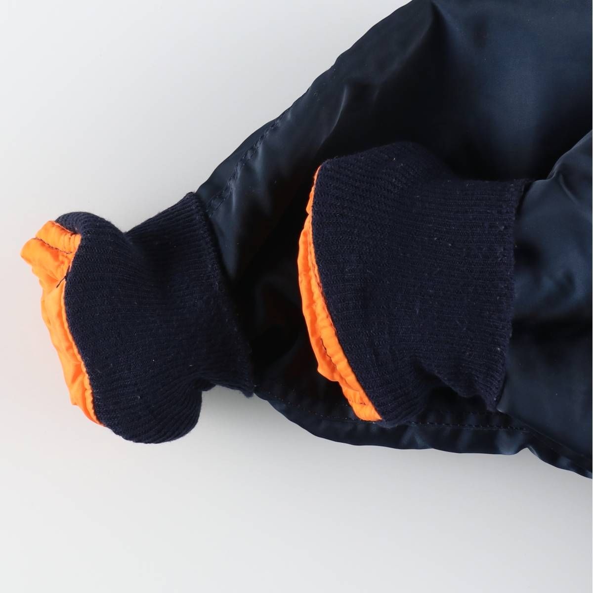 古着 90年代 民間品 アルファ ALPHA MA-1タイプ ミリタリー フライトジャケット USA製 メンズL相当 ヴィンテージ/evb010067