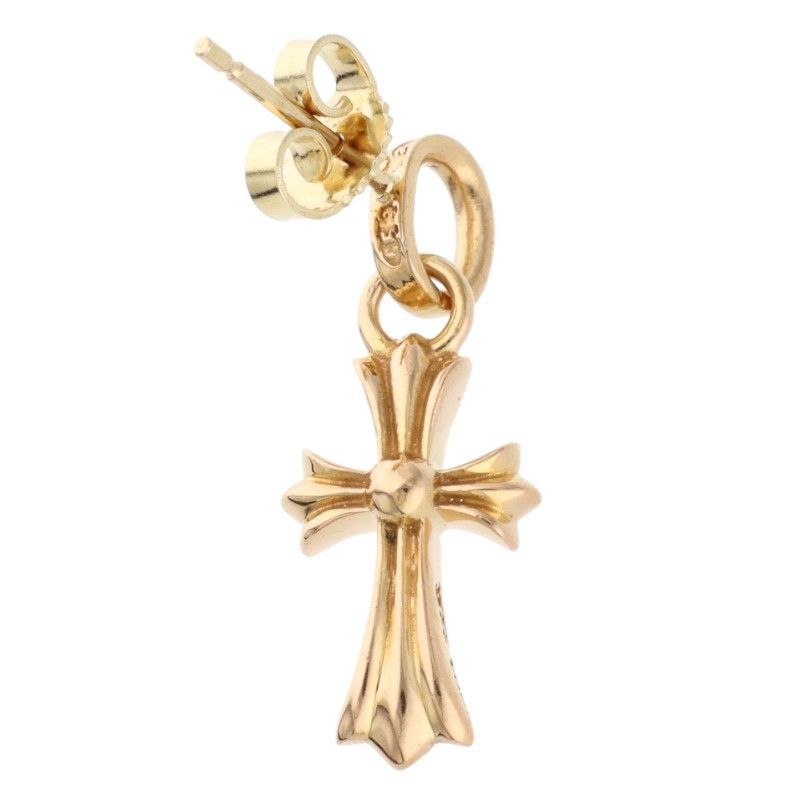  クロムハーツ 22 K BBY F PPRCHN Kベイビーファットドロップ ゴールドピアス メンズ その他 アクセサリー