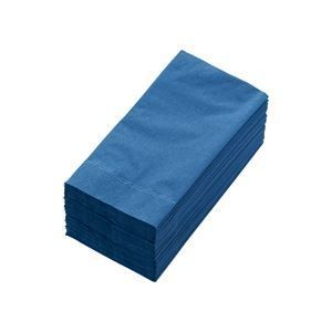 まとめ ナプキン 2PLY 8つ折 ネイビーブルー 2PLU-28C-N 1パック 50枚