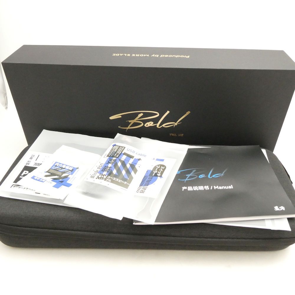 MORKBLADE BOLD TKL HE SCARLET SANDGOLD ラピッドトリガー ゲーミングキーボード 有線 テンキーレス 磁気式 PC HU1601