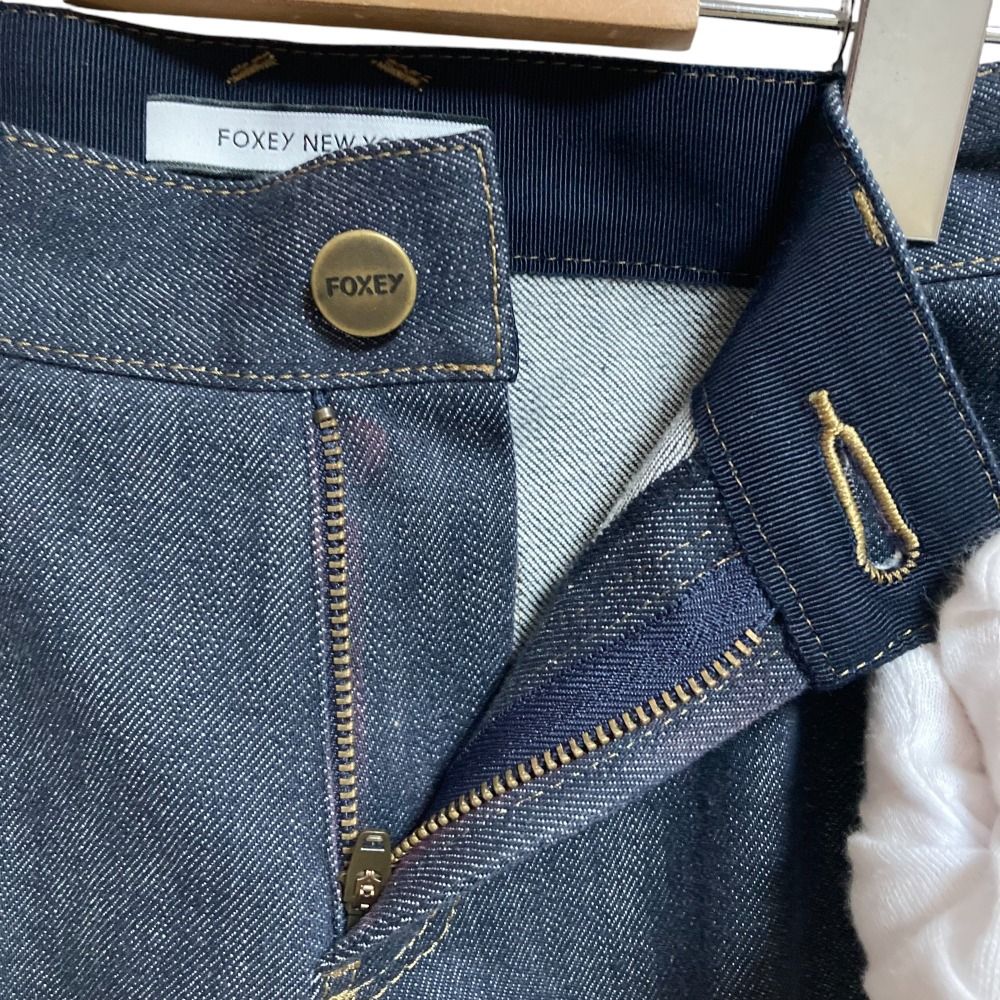 美品 FOXEY NEW YORK フォクシーニューヨーク ストレッチ