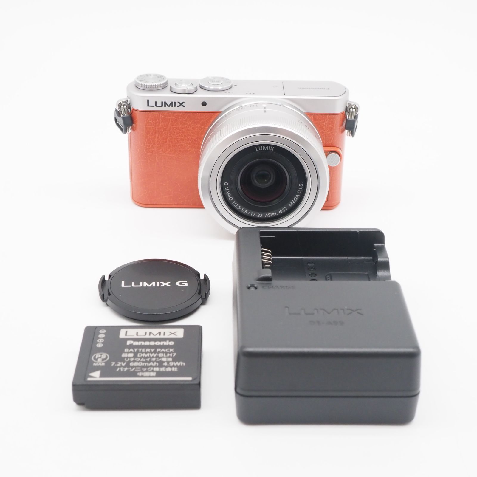 パナソニック LUMIX DMC-GM1　レンズキット　オレンジ　ケース付き Panasonic】パナソニック『LUMIX(ルミックス)GMレンズキット