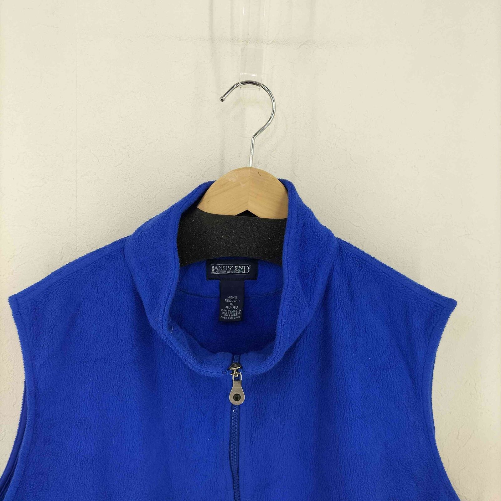 LANDS’ END ランズエンド アメリカ製 フリースベスト 紺 LANDS' END ランズエンド アメリカ製 フリースベスト 紺