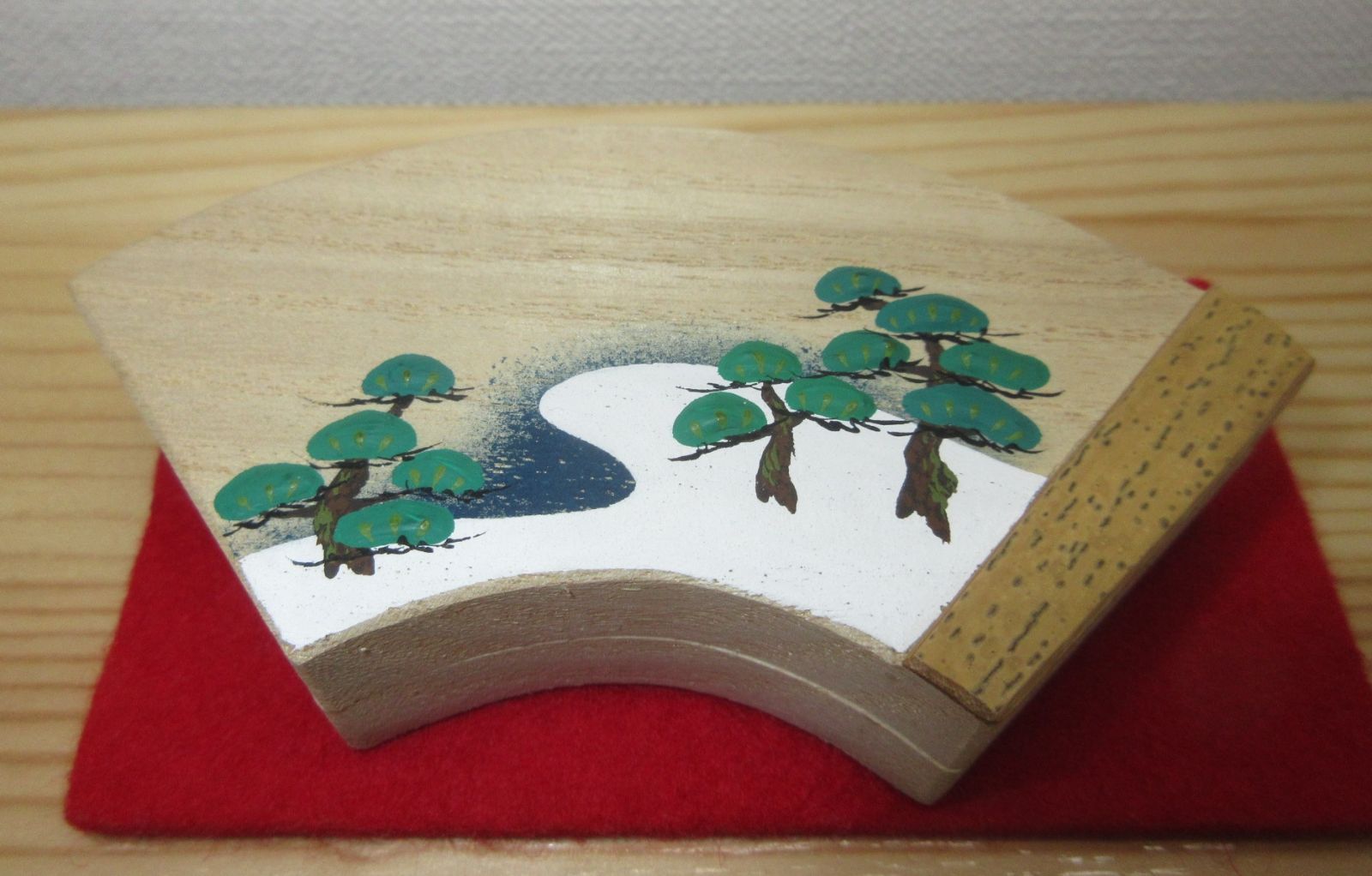 逢絢亭 茶道具 香合 山中塗 浜松蒔絵 胡麻竹 中村宗悦 共箱入り