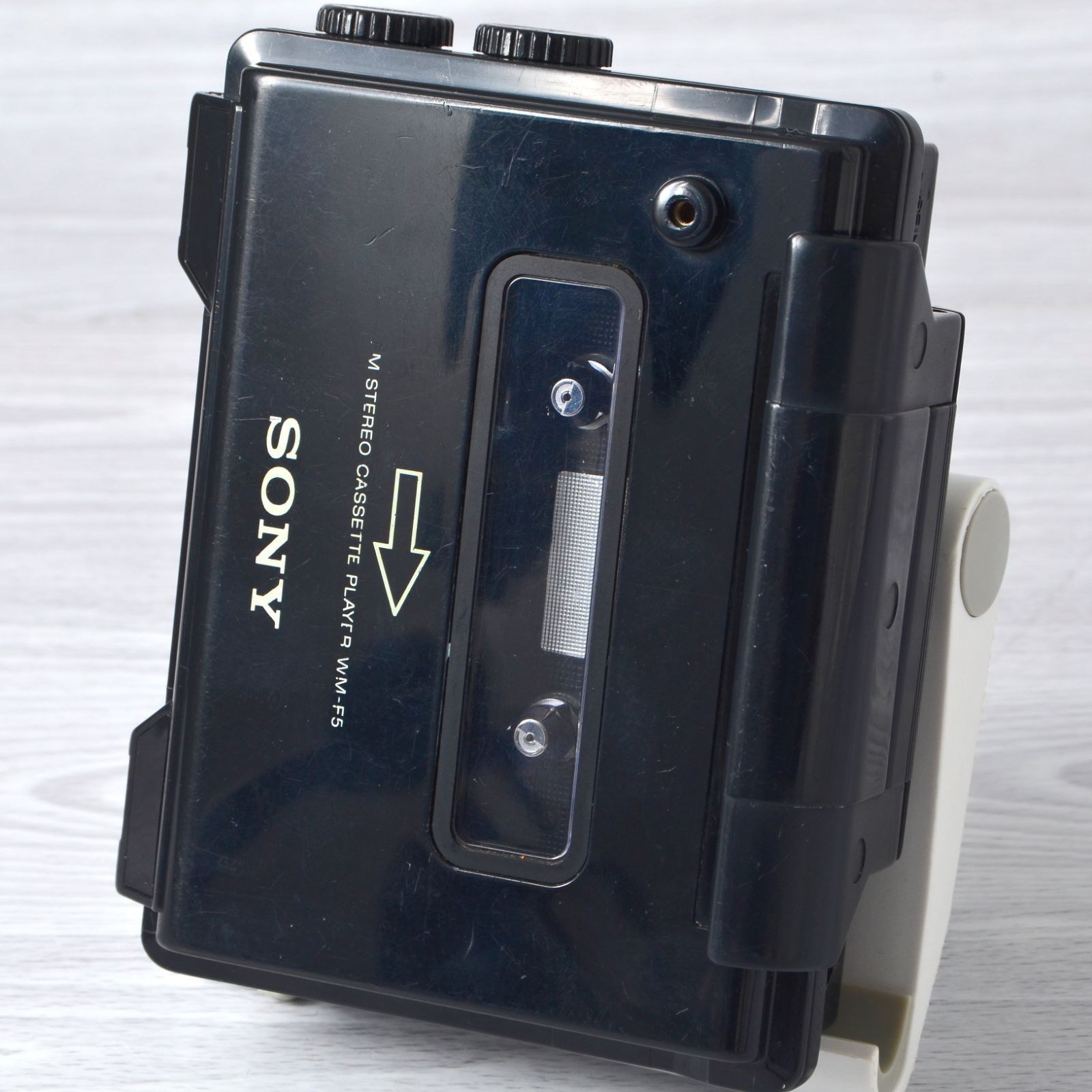 【動作確認済】SONY WALKMAN WM-F5 ブラック SONY WALKMAN WM-F5 スポーツウォークマン ブラック 整備済