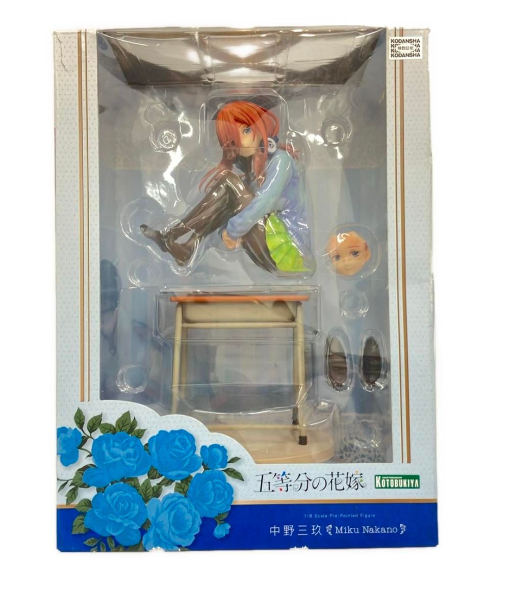 五等分の花嫁　中野三玖　フィギュア　コトブキヤ 開封レビュー】コトブキヤ 五等分の花嫁 中野三玖 1/8スケール