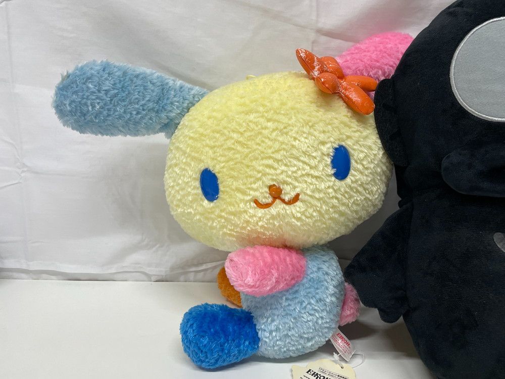 ナムコ わくわくブラックフライデー ぬいぐるみ ハンギョドン 他 セット 美品】ハンギョドン わくわくブラックフライデー BIGぬいぐるみ