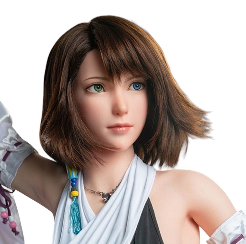 1|6 フィギュア ヘッド 女性 FF ユウナ 手仕上げ製造 高クオリティー