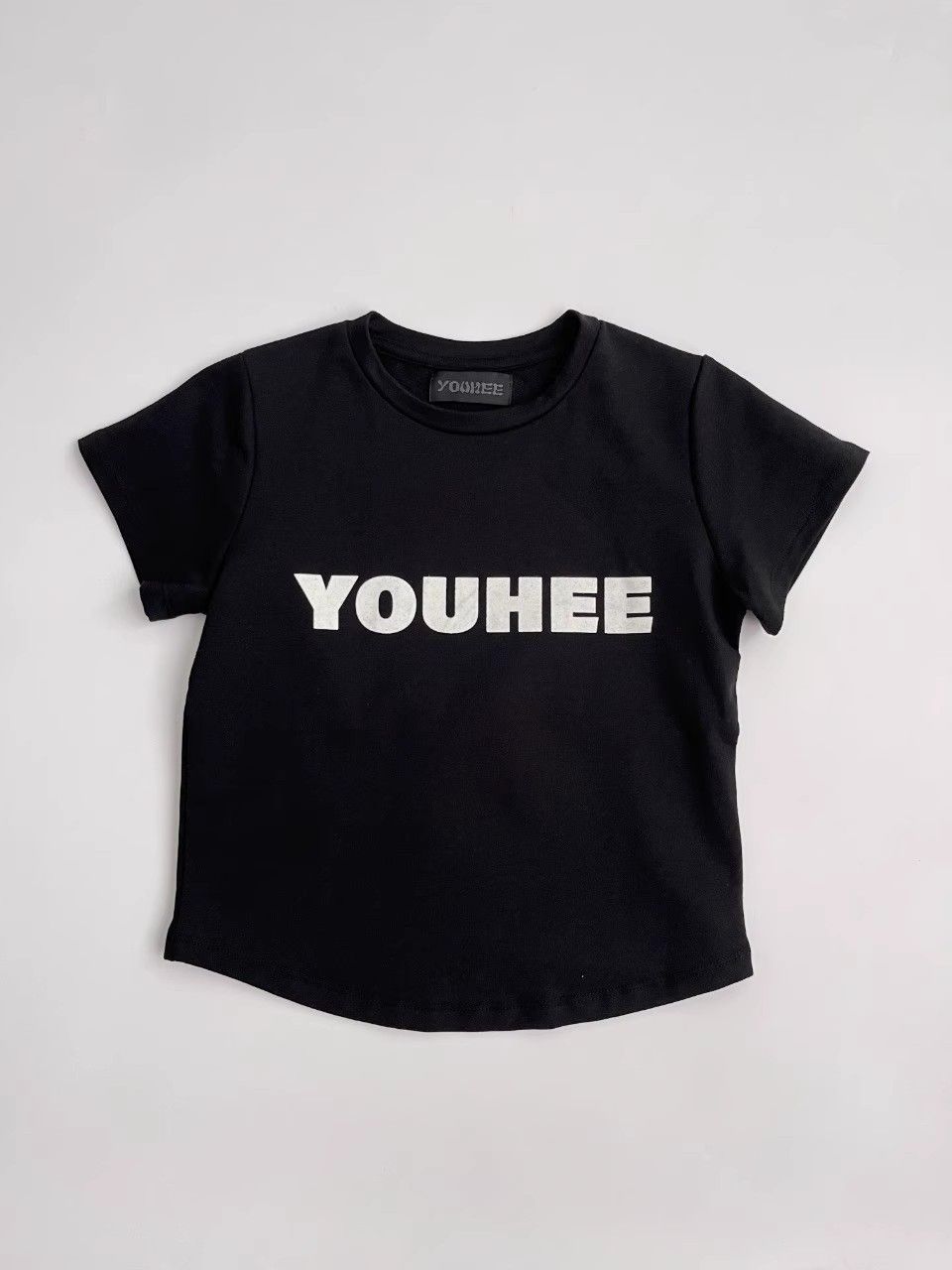 ロゴプリントクロップドTシャツ