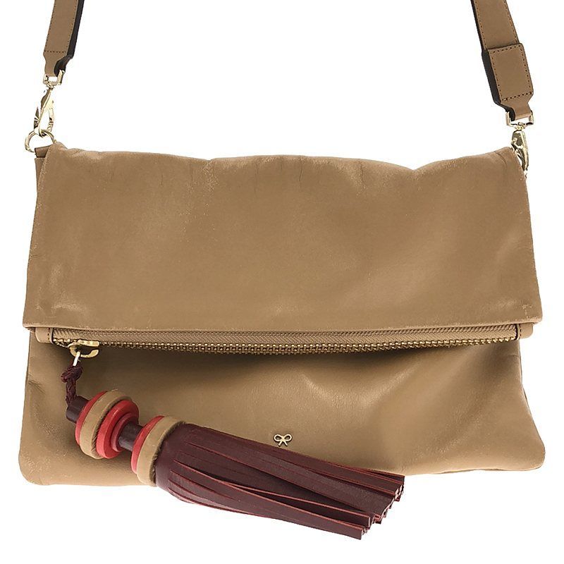 ANYA HINDMARCH 2way チェーンショルダーバッグ レザー ANYA HINDMARCH - Anya Hindmarch(アニヤハインドマーチ