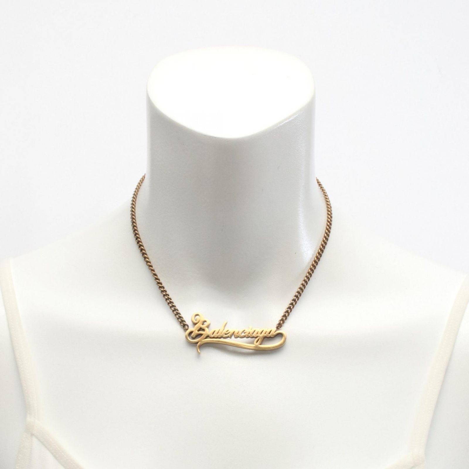 BALENCIAGA ロゴプレート ネックレス BALENCIAGA ロゴプレート ネックレス