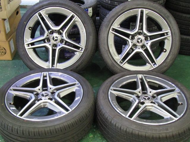 【溝ありで美品】メルセデスベンツ W177 Aクラス純正 AMG5スポーク 現品お買い得セット】メルセデスベンツ W177 Aクラス純正 AMG5