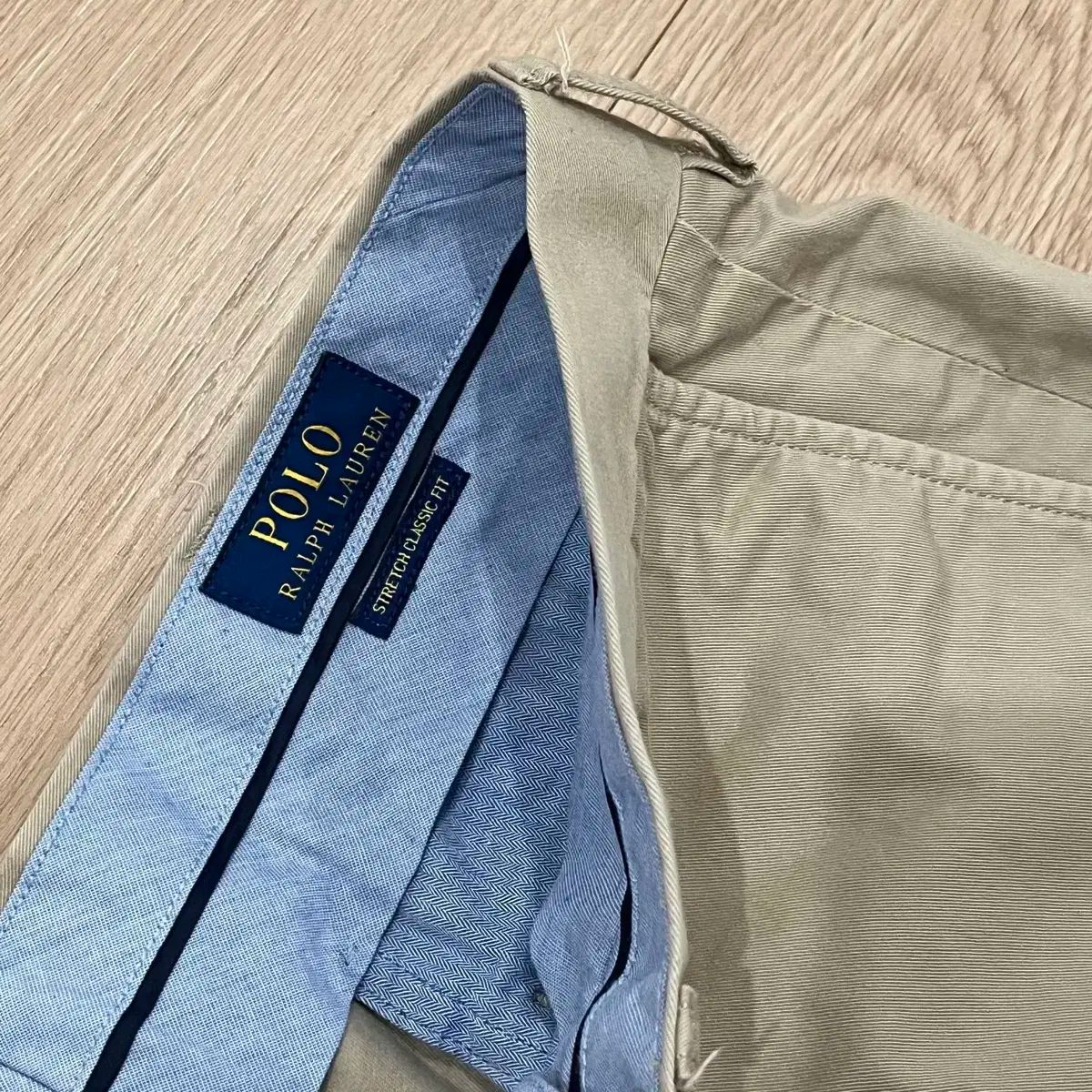 34 ポロラルフローレン チノパンツ クラシック フィット ベージュ