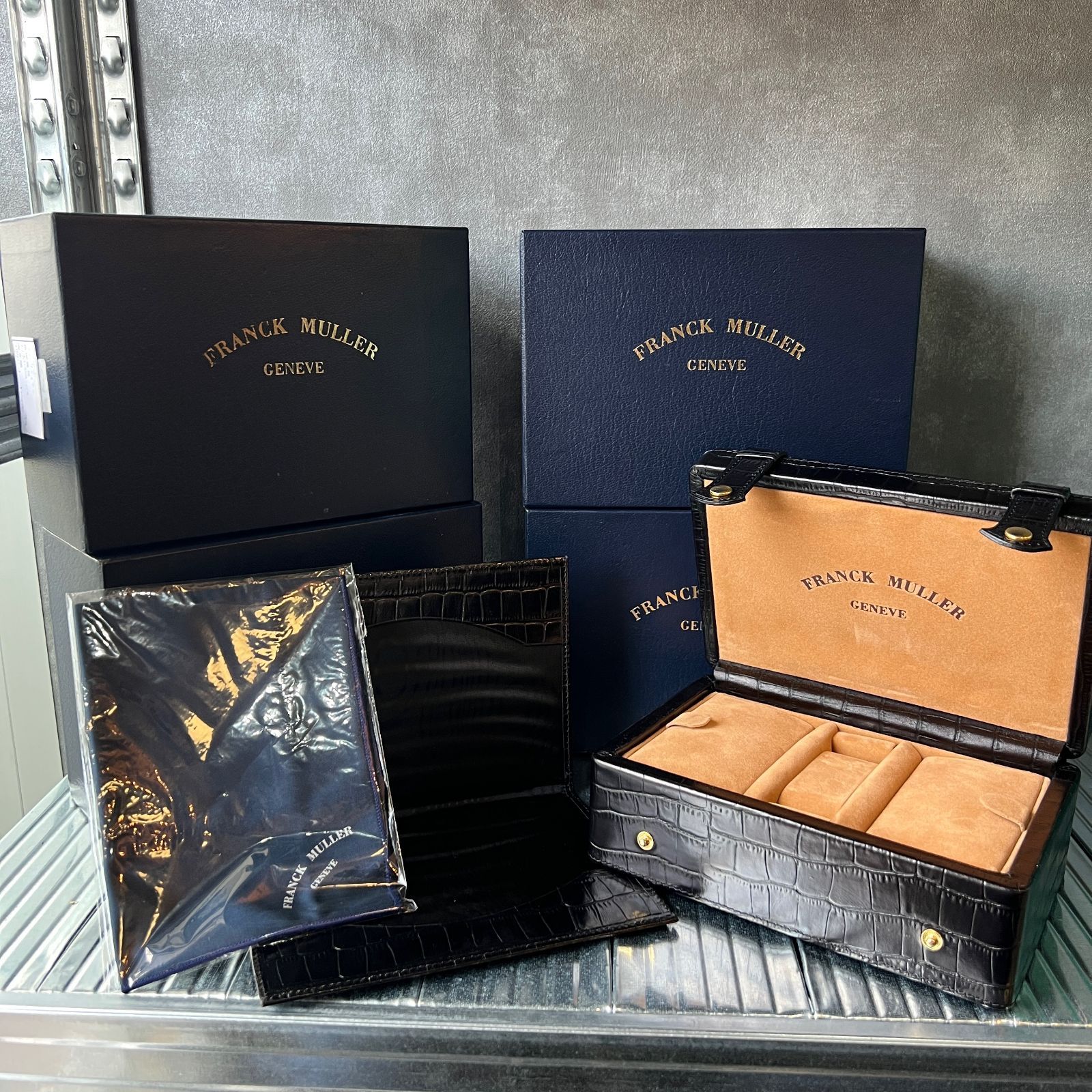 FRANCK MULLER レザー ボックス 保証書付き FRANCK MULLER レザー ボックス 保証書付き