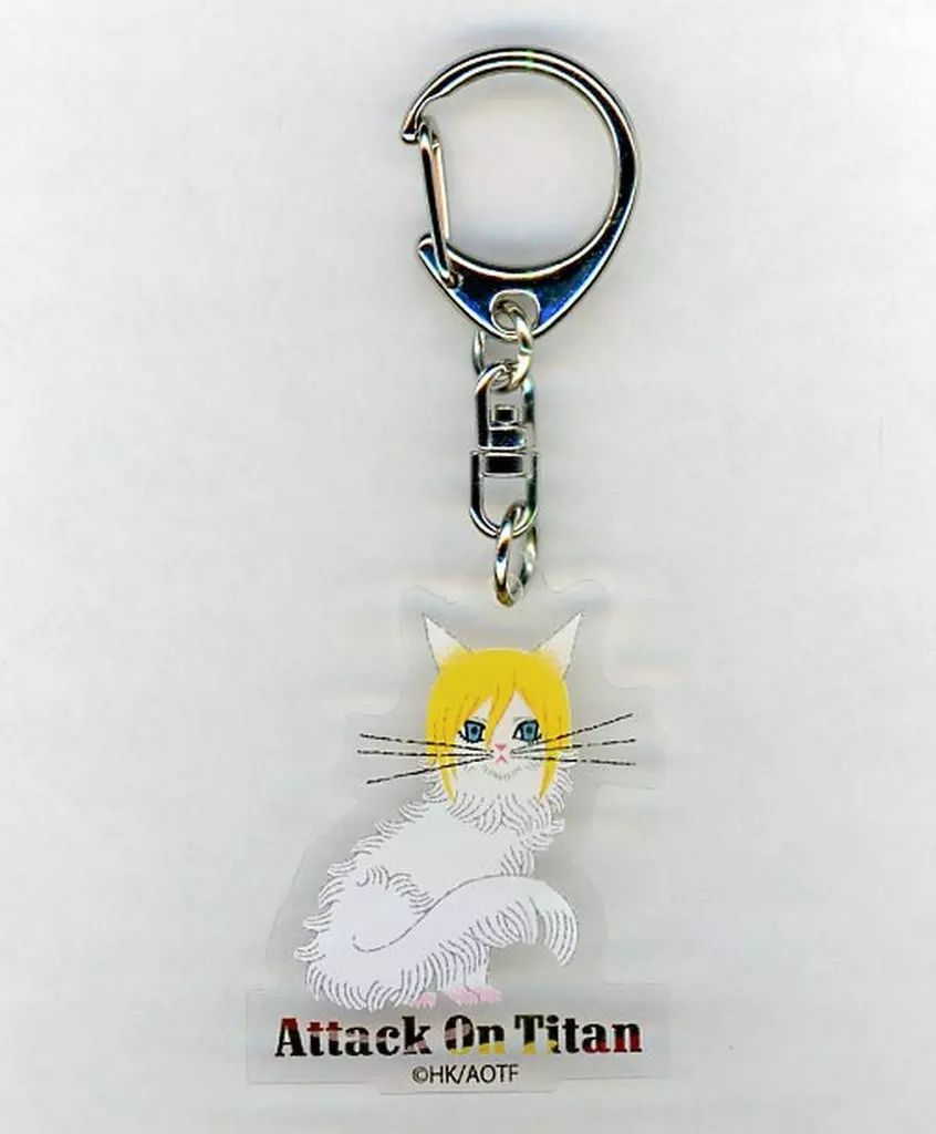 進撃の巨人　黒ねこ意匠　アクリルキーホルダー　全8種コンプリートセット② 進撃の巨人〉全8種コンプリートBOX アクリルチャームコレクション VOL