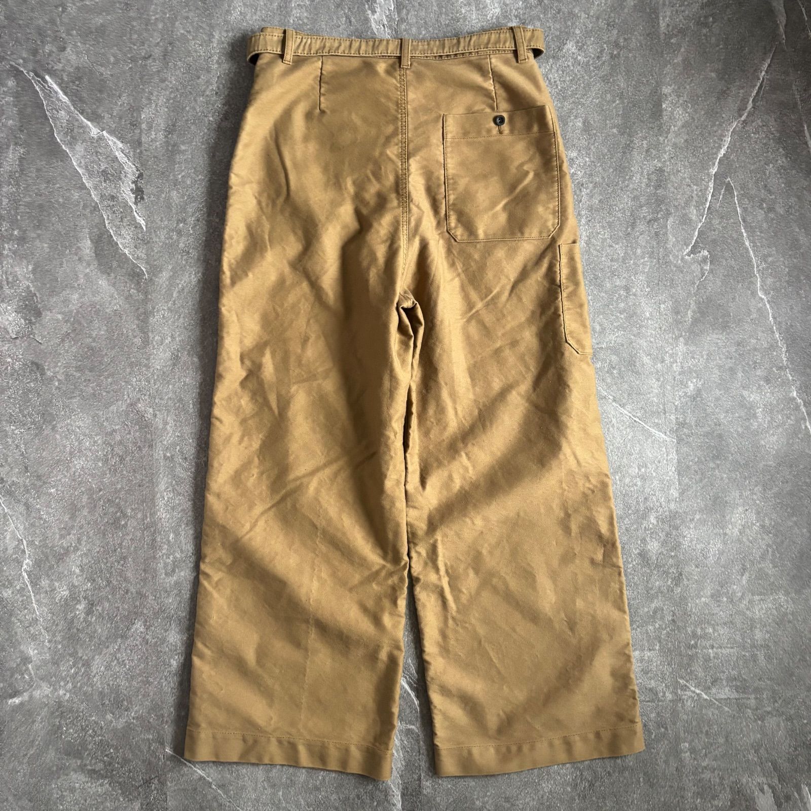 sacai サカイ 2024-2025AW ベルテッドモールスキンパンツ - メルカリ
