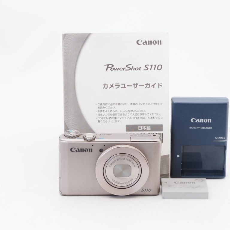 Canon デジタルカメラ PowerShot S110 約1210万画素 F2.0 光学5倍ズーム シルバー PSS110(SL) カメラ本舗｜Camera  honpo メルカリ