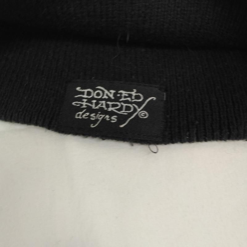 Ed Hardy　エド・ハーディー　ニット帽　ラインストーン　スカルハート Ed Hardy エドハーディー 帽子 ニット帽 DONKY rhinestone