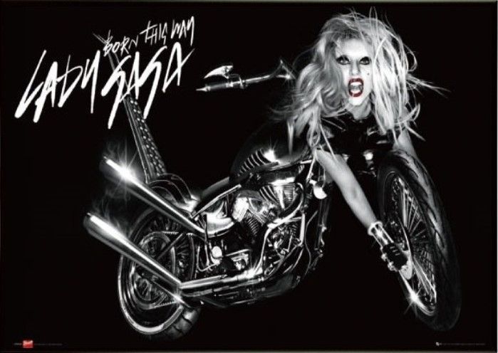 レディーガガ ボーンディスウェイ ポスター 軽量アルミ製フィット