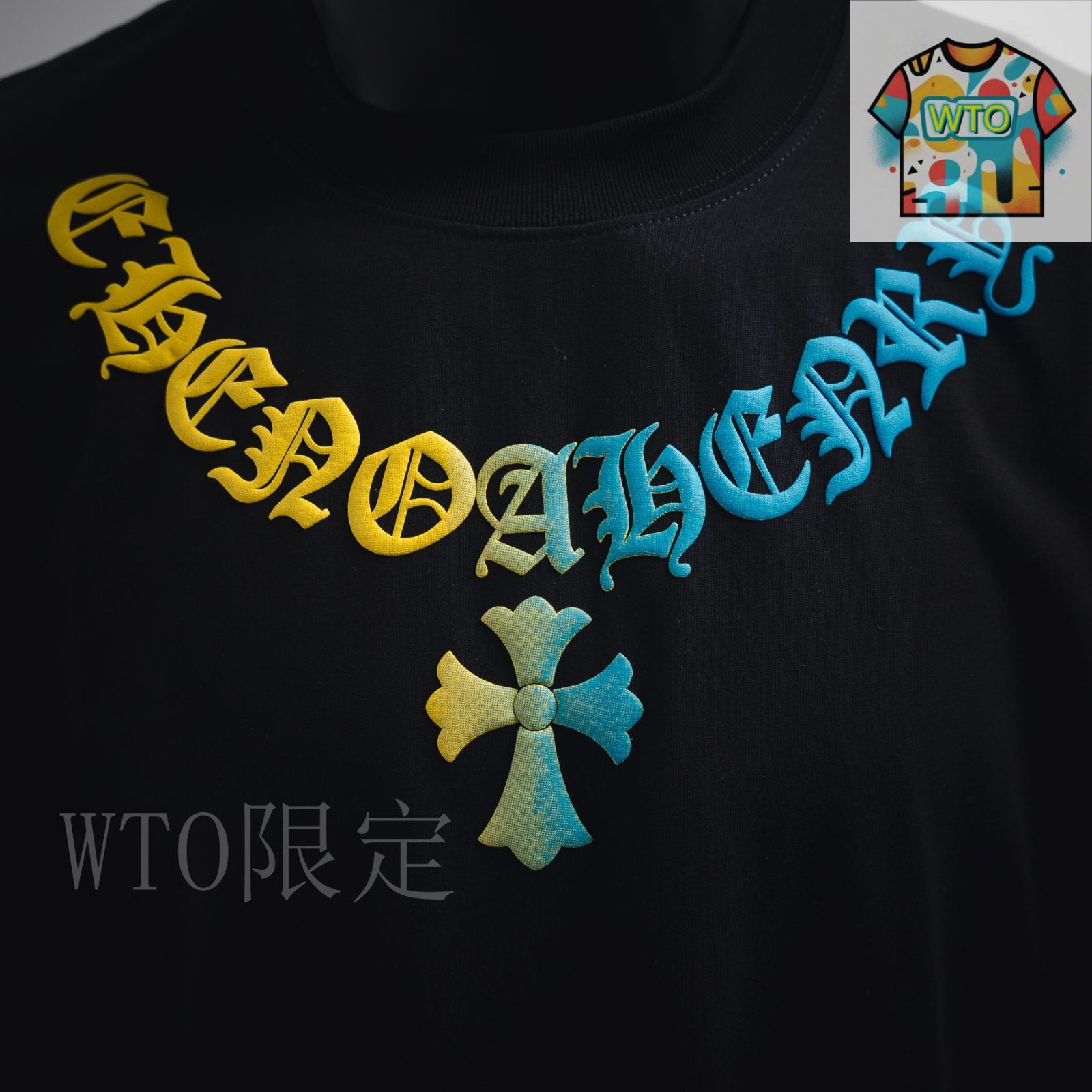 CHROME HEARTS　クロムハーツ　グラデーションロゴ　ロンT　Ｍ 楽天市場】【CHROME HEARTS】クロムハーツ 長袖Tシャツ ロング