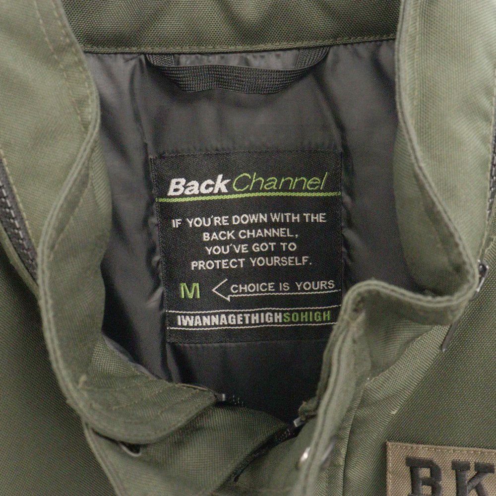 BackChannel バックチャンネル 中綿 ミリタリージャケット ブルゾン BackChannel バックチャンネル 中綿 ミリタリージャケット