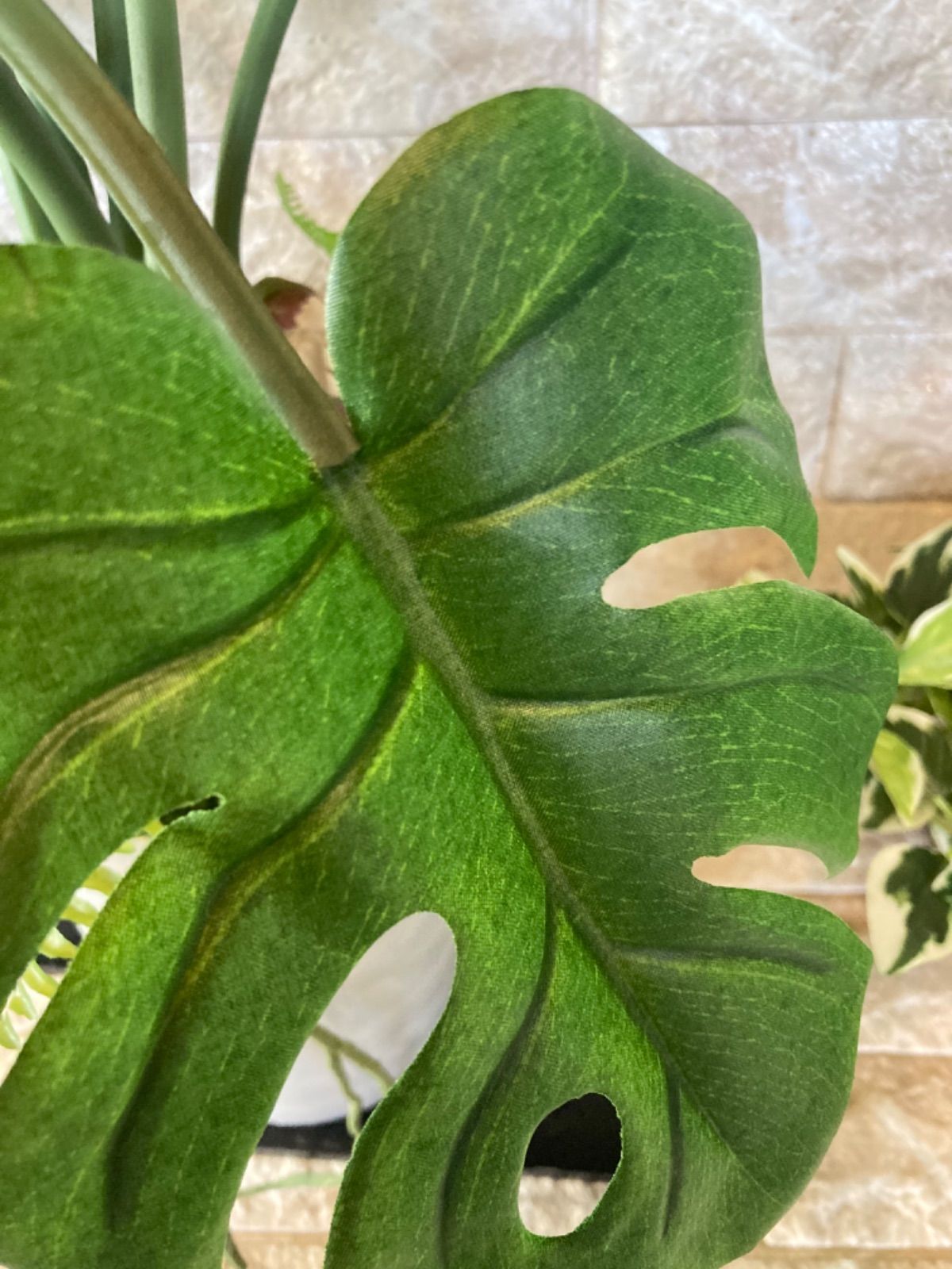 光触媒 人工観葉植物 ウォールグリーン フェイクグリーン oモンステラ