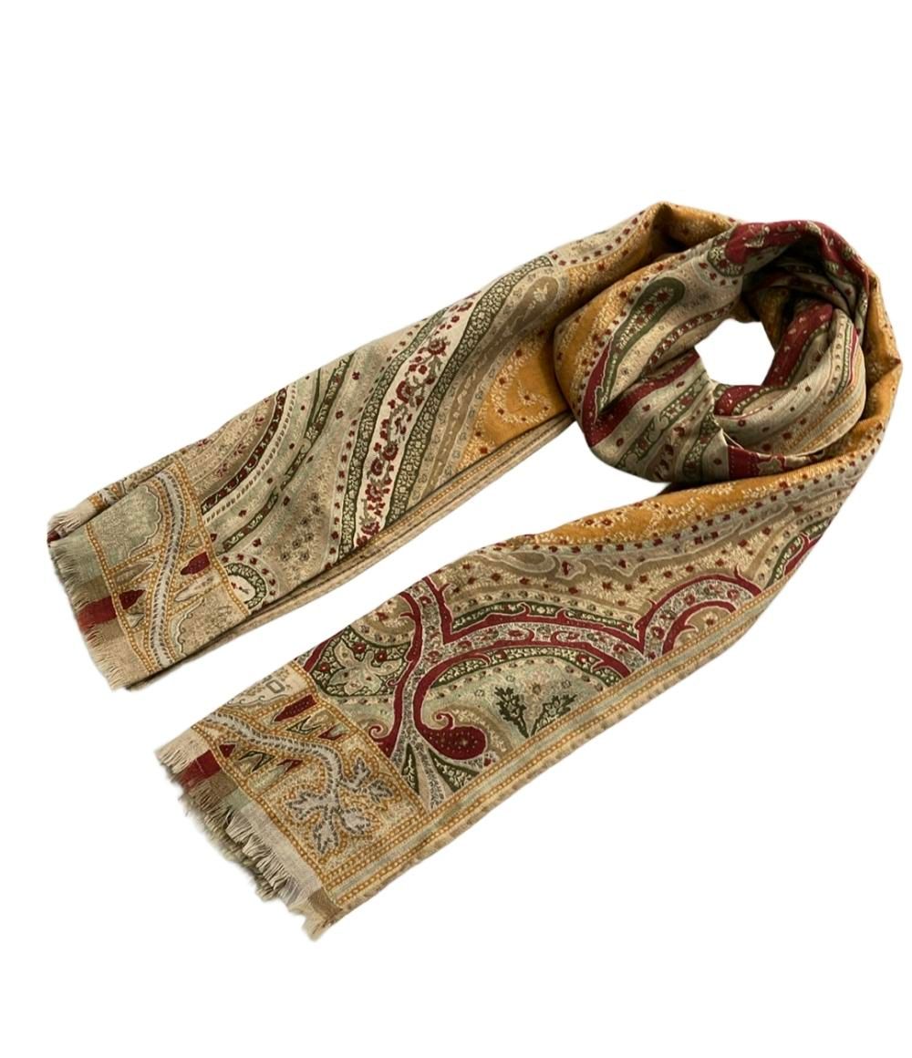 【美品】エトロ ストール ショール Yahoo!オークション - 美品 ETRO エトロ ペイズリー柄ストール