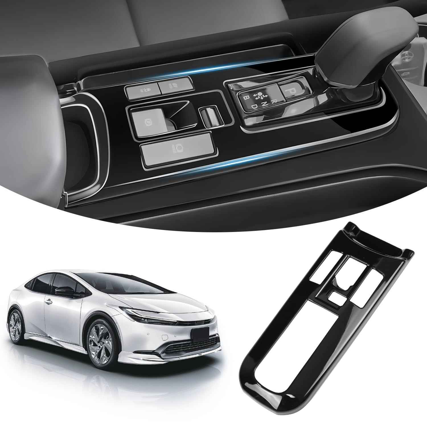 トヨタプリウス 60系 シフトインテリアパネル prius 5代目 ドレスアップ 車 トヨタプリウス 60系 シフトインテリアパネル prius 5代目 ドレスアップ
