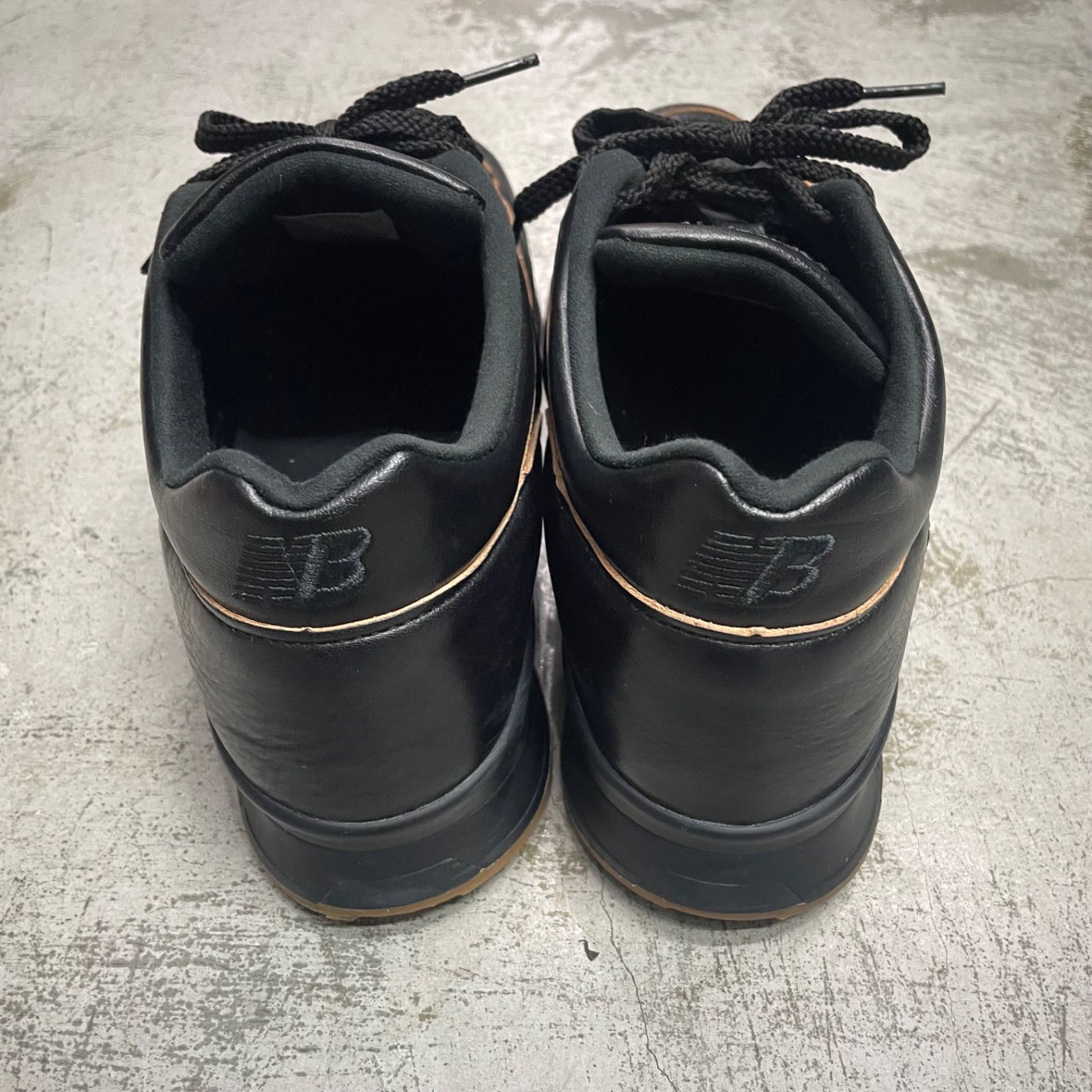 国内正規 New Balance 1500 Made in UK Black レザー スニーカー 国内正規 New Balance 1500 Made in UK Black レザー スニーカー