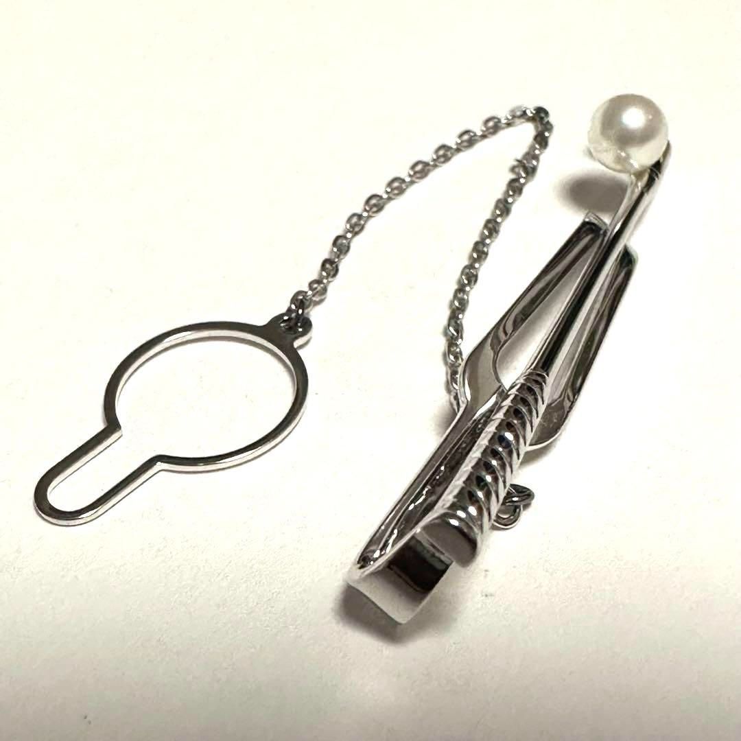 ミキモト MIKIMOTO ネクタイピン SV パール約5mm シルバー 美品 - メルカリ